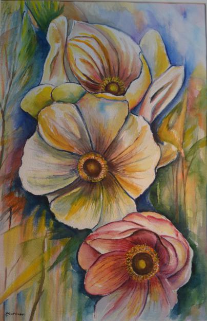 Fleurs - Georges Mathieu