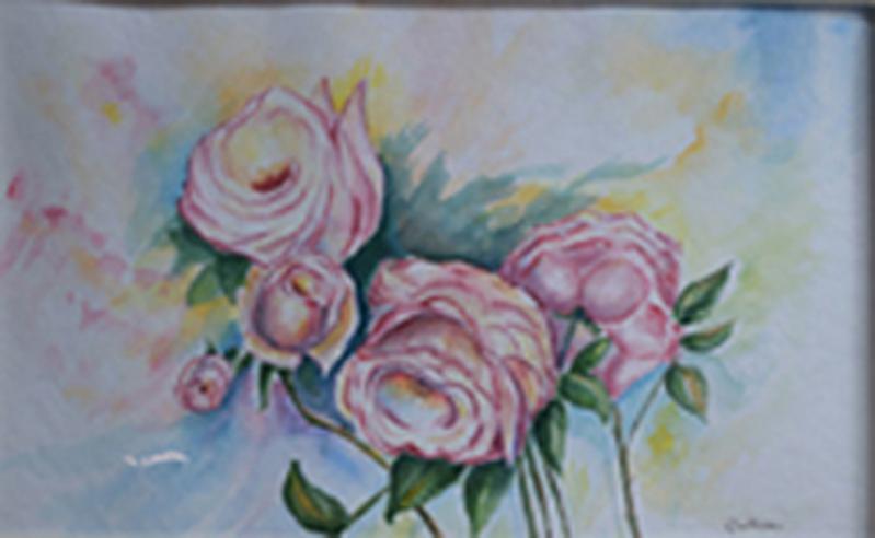 Les roses - Georges Mathieu - Click to enlarge