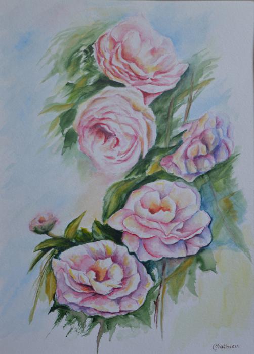 Les roses - Georges Mathieu