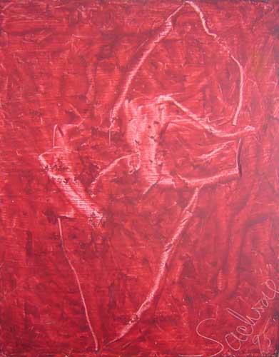 Sketch in red - Lyuba Zahova