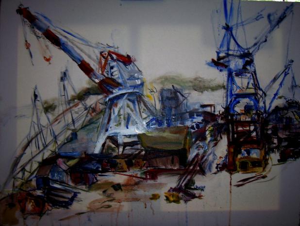 Bath Iron Works (Sold) - Laurie Proctor-Lefebvre - Cliquer pour afficher en grand