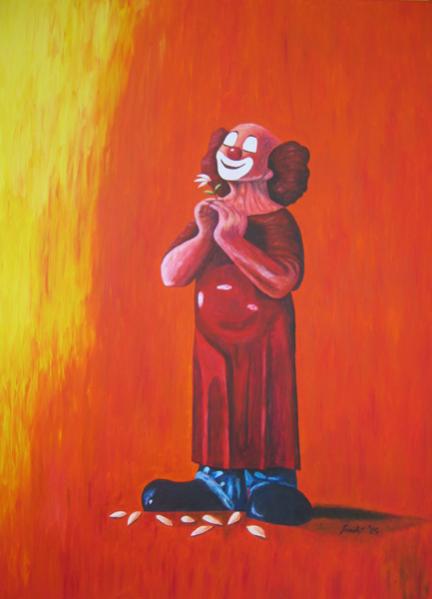 Verliebter Clown - Werner Szendi