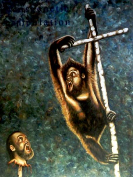 Orangutang with self portraits - Dan Civa