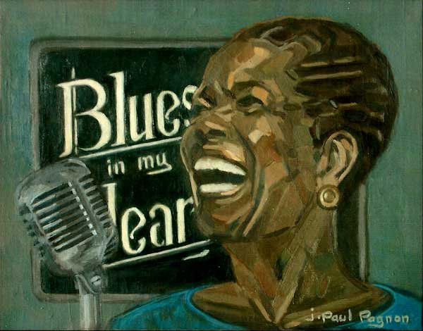 BLUES IN MY HEART - Jean-Paul Pagnon - Click to enlarge