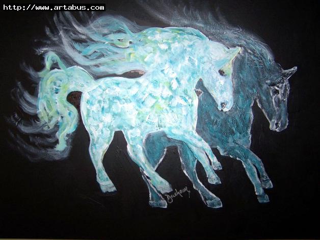 Horse of a different color - Darrell Ducharme - Click to enlarge