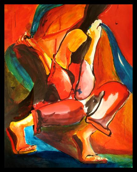Homme aux rubans - Pierre Poulin