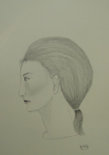 Egyptische mooie dame - Wilhelmina de Groot