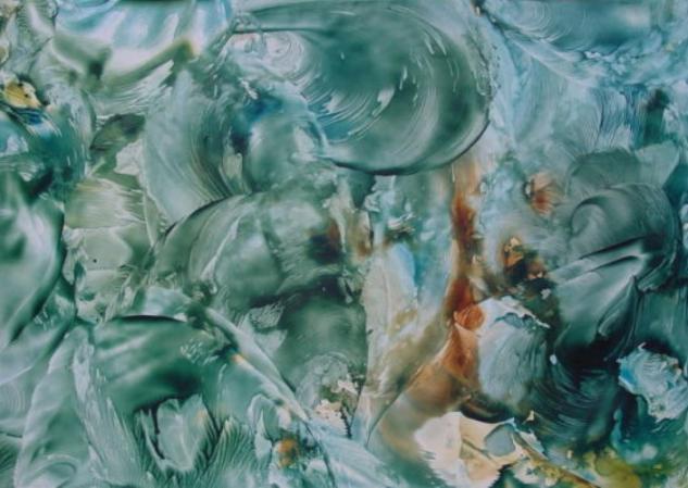 Onder water - Wilhelmina de Groot - Cliquer pour afficher en grand
