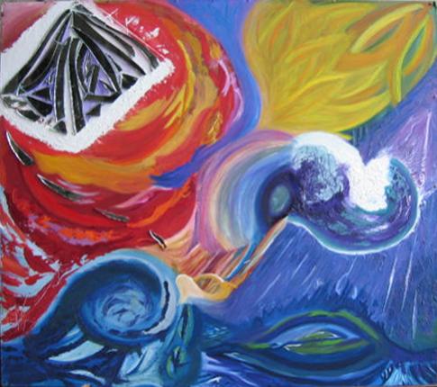 Le repos au temple - Brigitte Poulin