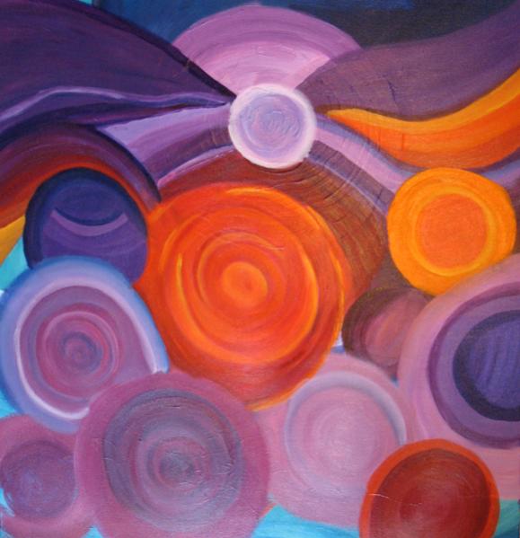 Circles of life - Brigitte Poulin - Cliquer pour afficher en grand