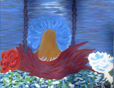 La fille dans la fleur - Brigitte Poulin