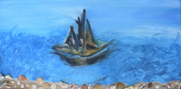 Le bateau - Brigitte Poulin - Click to enlarge