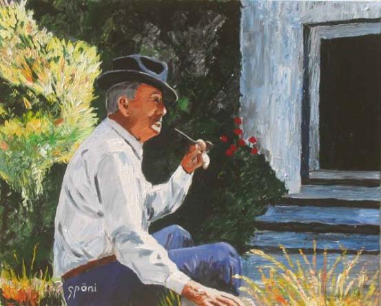 l'homme a la pipe - Lionel Spani