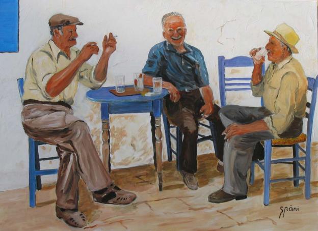 l'ouzo - Lionel Spani - Cliquer pour afficher en grand