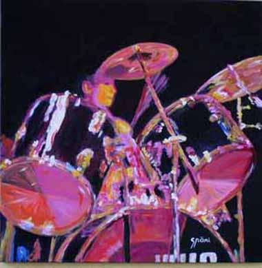 tommy a la batterie - Lionel Spani