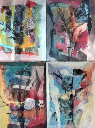 4 PETITS ARBRES - Laurence Grandemange