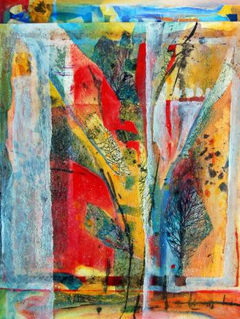 Paysage jaune - Laurence Grandemange