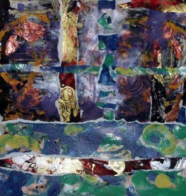Collage iris - Laurence Grandemange