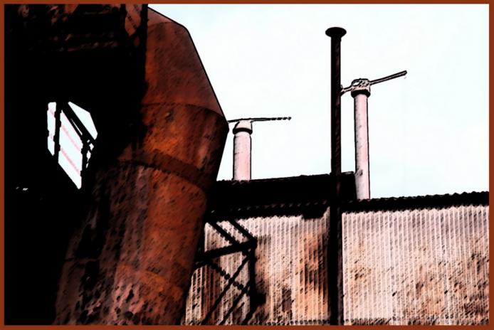 Paysage industriel - Laurence Grandemange - Cliquer pour afficher en grand