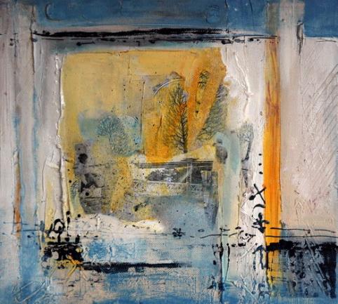 Pays en jaune et gris - Laurence Grandemange