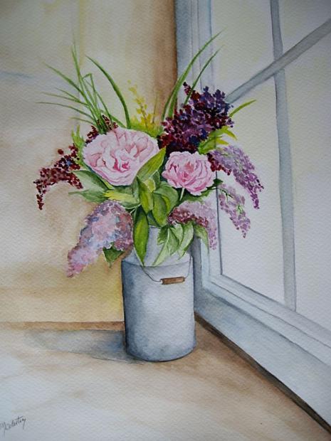 Pivoine et lilas - Marie Celestin