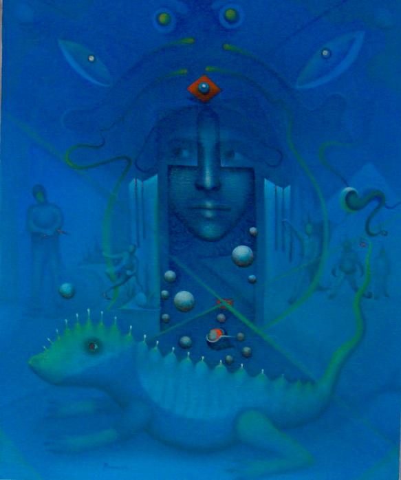 enigmatico azul - Alvaro Mejias - Click to enlarge