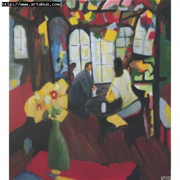 Café Fleuri - James Nami - Cliquer pour afficher en grand