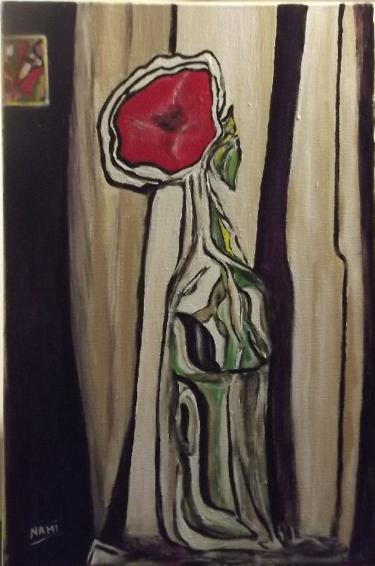 Rose en Vase - James Nami