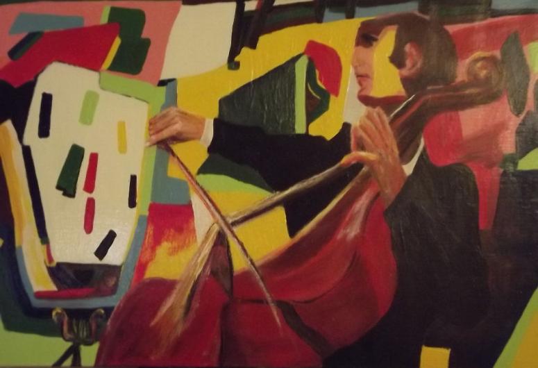 Violoncelliste - James Nami - Cliquer pour afficher en grand
