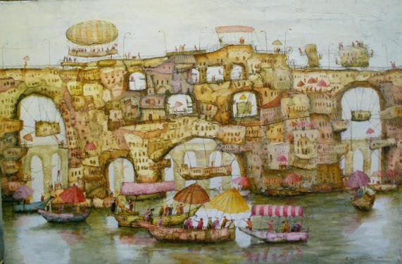 bridge - town - Remigijus Januskevicius