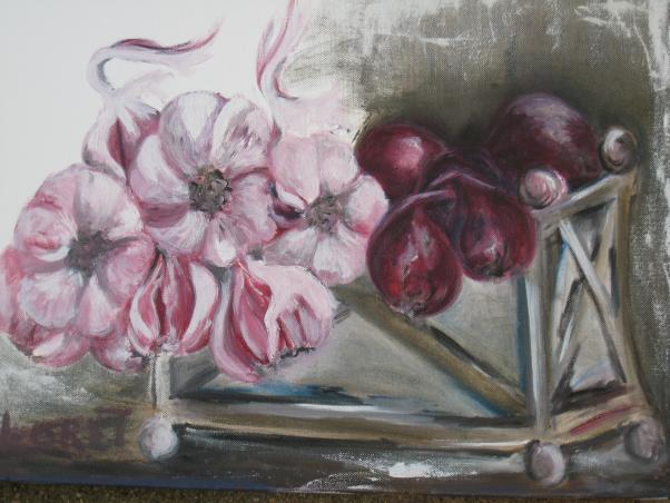 Aulx et Oignons rouges - Jocelyne Lloret - Click to enlarge