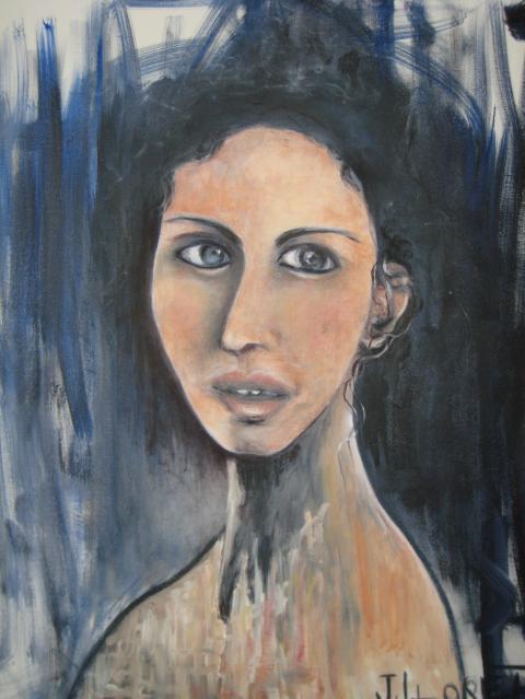 La Jeune Femme brune - Jocelyne Lloret