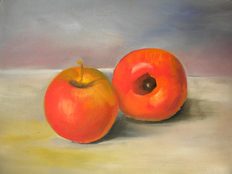 2 pommes - Bchira Arfaoui - Cliquer pour afficher en grand