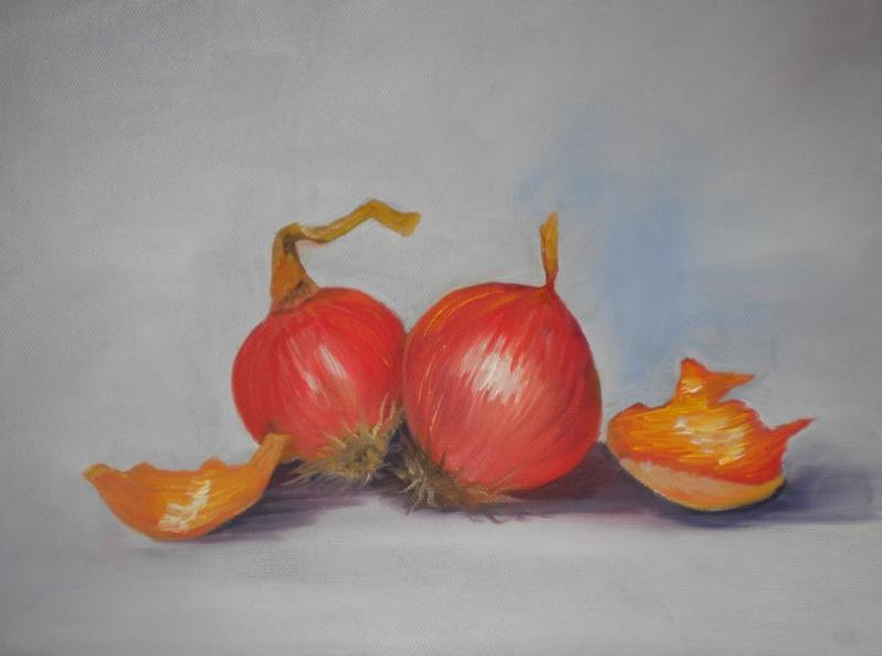 nature morte aux oignons - Bchira Arfaoui - Click to enlarge