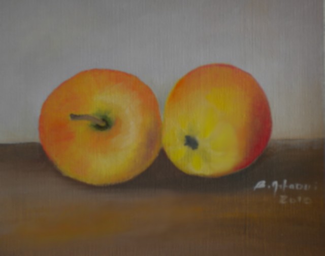 2 pommes - Bchira Arfaoui - Cliquer pour afficher en grand