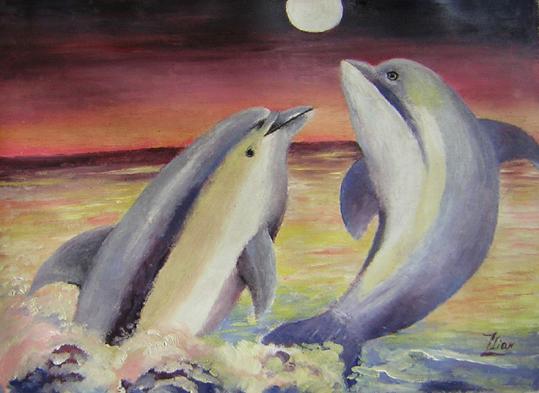 moon-night dream - Lian Zhen