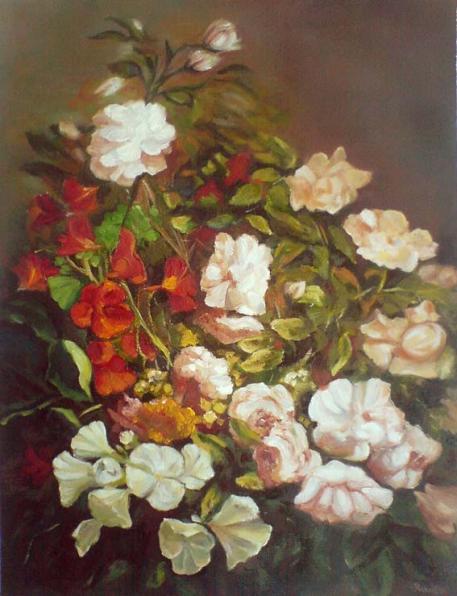 Spray of Flowers - Maria Korkinova
