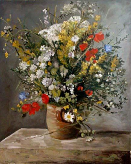 Flowers in a Vase - Maria Korkinova