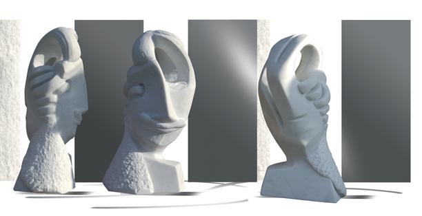 Double Face - Christine Lenoir - Click to enlarge