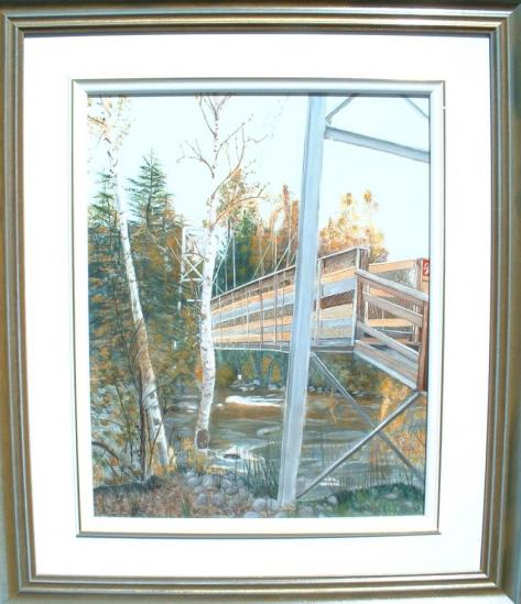 La Passerelle sur le Rivière Touladi - Nicole L'Italien