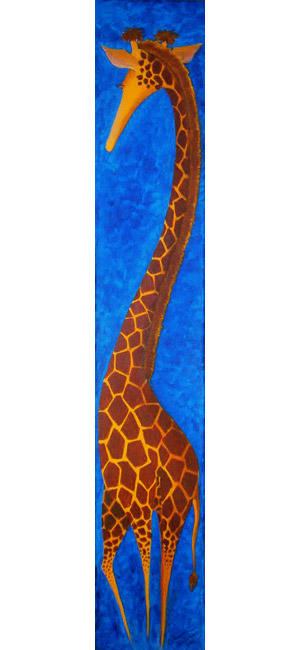 la girafe poseuse - Catherine Dupras