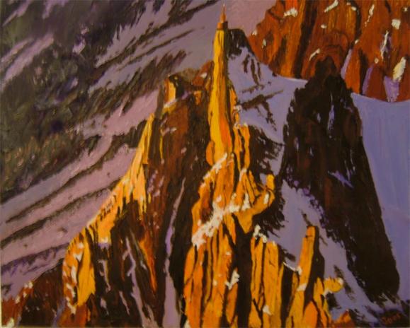 Dents du midi - Jocelyne Bretton - Click to enlarge