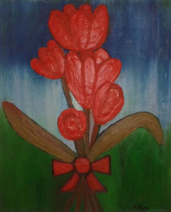 Tulipes rouges - Fathia Nasr