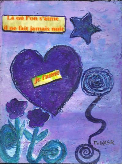 Là où on s'aime, il ne fait jamais nuit - Fathia Nasr