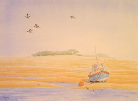Low Tide, Norfolk - Lynda Pedley