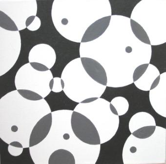 Monochrome Circles - Lynda Pedley