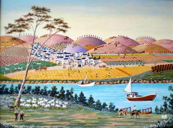 El overejo y las barcas - Jose Rueda - Cliquer pour afficher en grand