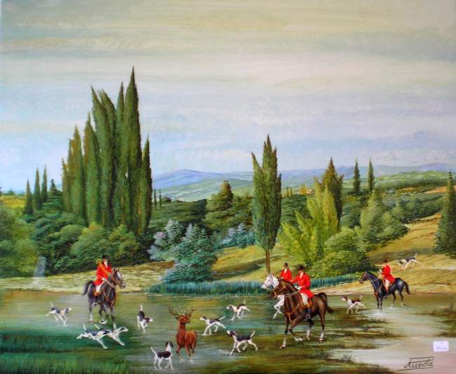 Chasse a cour 3 - Jose Rueda - Click to enlarge