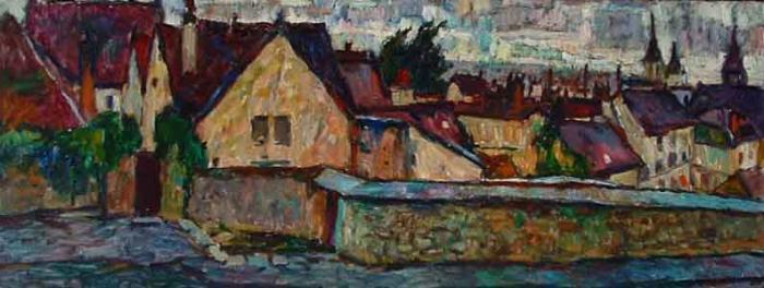 17. Vue de Provins - Olga Vichneva - Cliquer pour afficher en grand