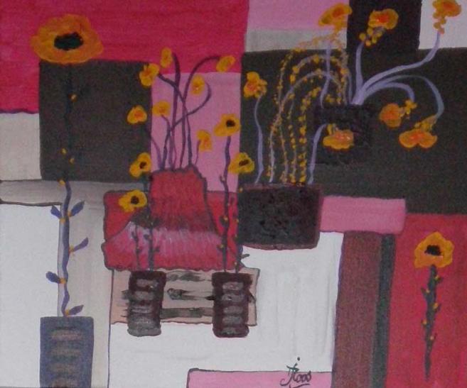 Jardin rose - Jaclinn Roos - Cliquer pour afficher en grand